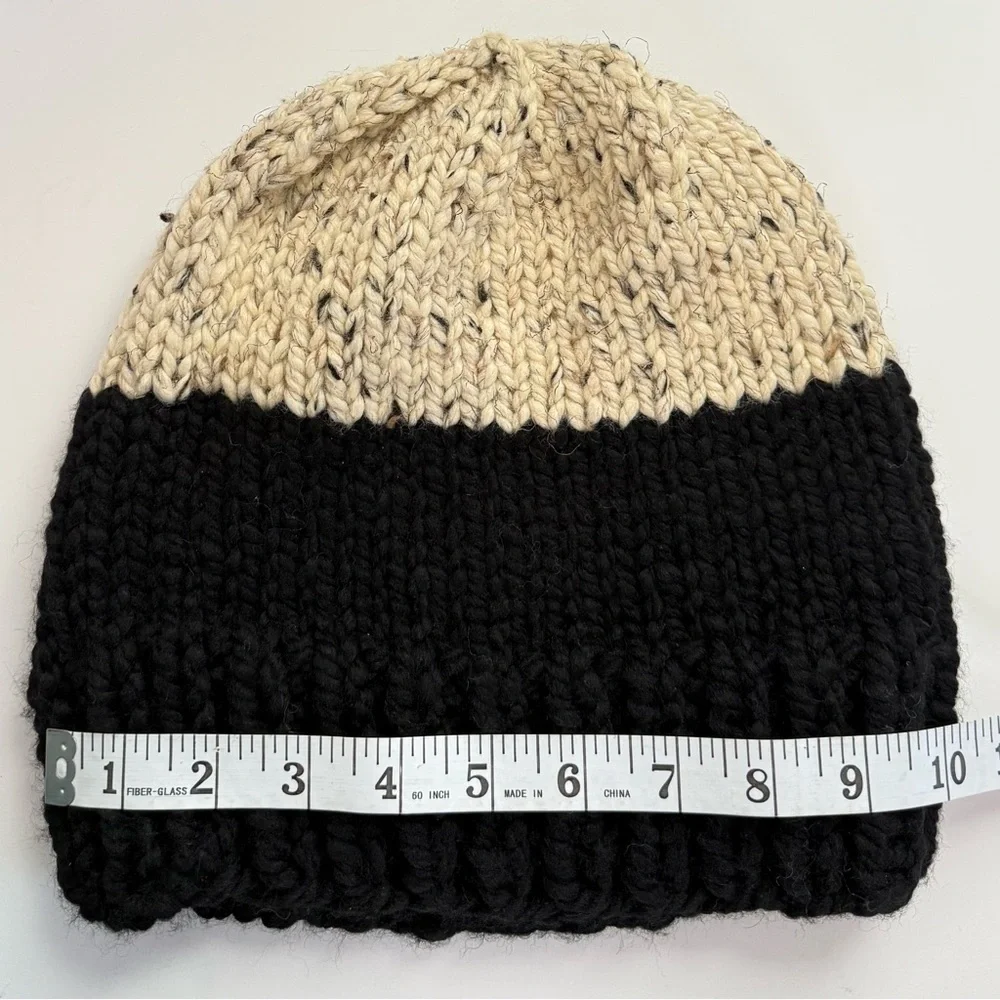 Hand-Knit Colorblock Beanie | Artisan Made